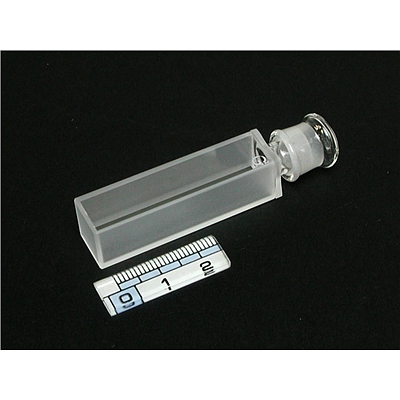 10mm光程玻璃比色皿带密封塞CELL(G), WITH SEALED PLUG，用于UV-2450／UV-2550